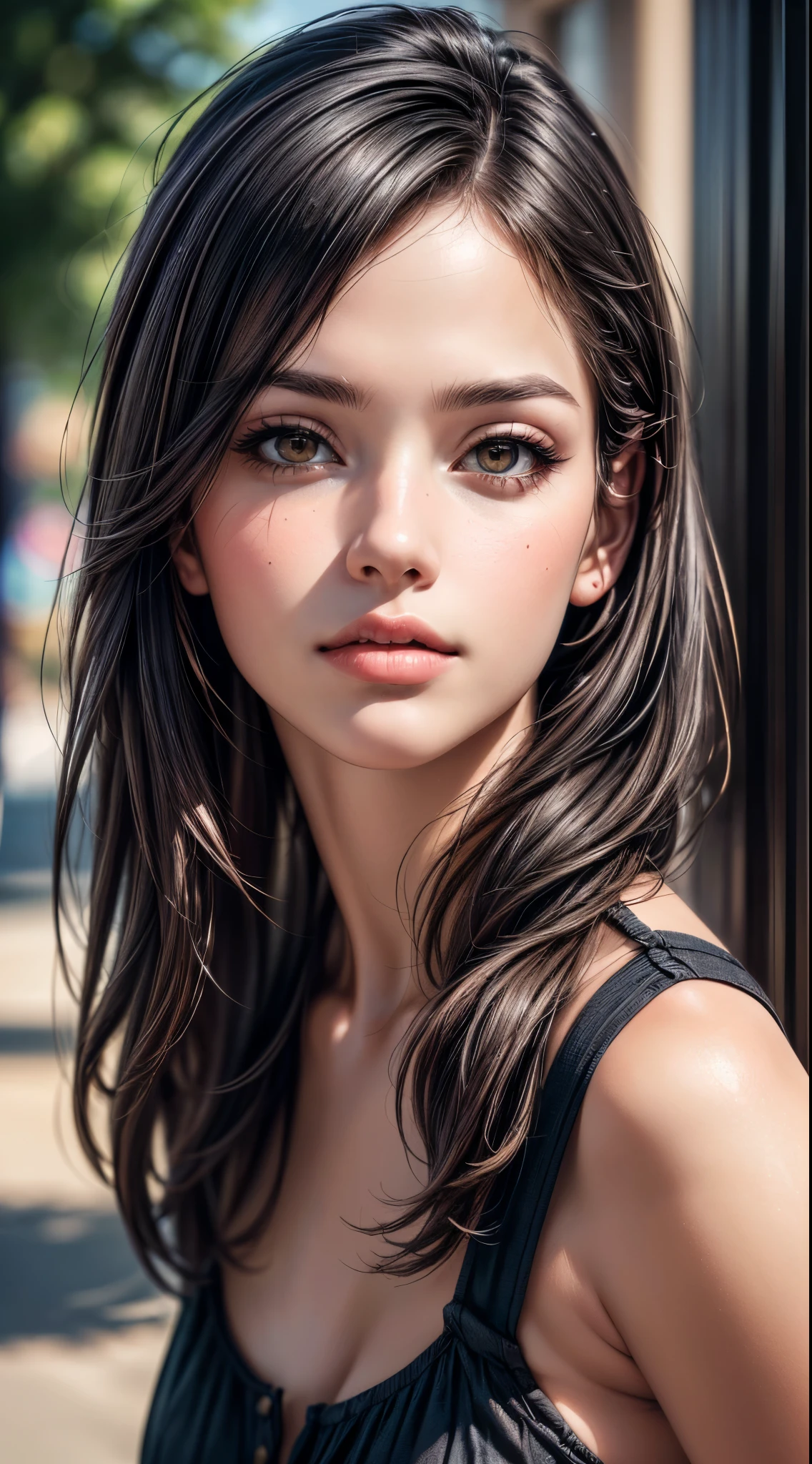 (best quality,4k,8k,highres,masterpiece:1.2),ultra-detailed,(realistic,photorealistic,photo-realistic:1.37),illustration, attractive woman, perfect body, feminine, cute and playful pose, vibrant, expressive, inspired by smeglejj