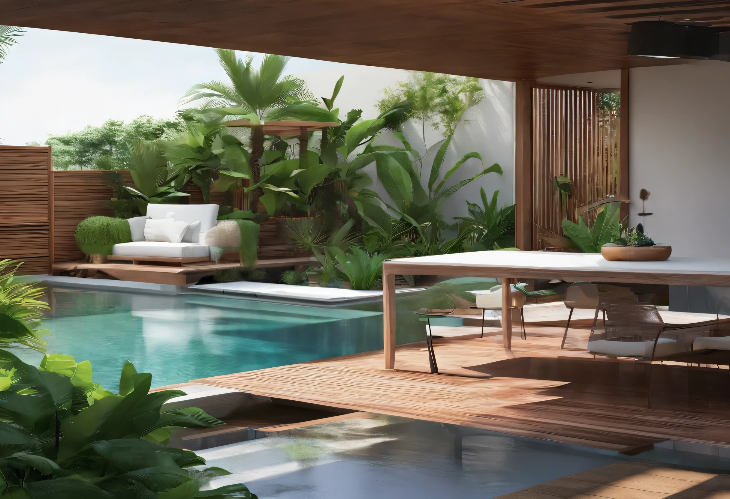 Create a tropical garden