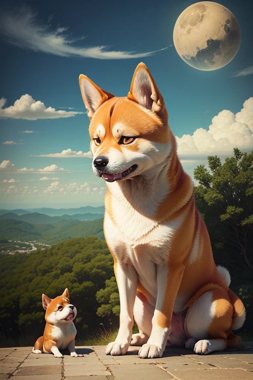 shiba inu, absurdos, (surreal: 1.4)