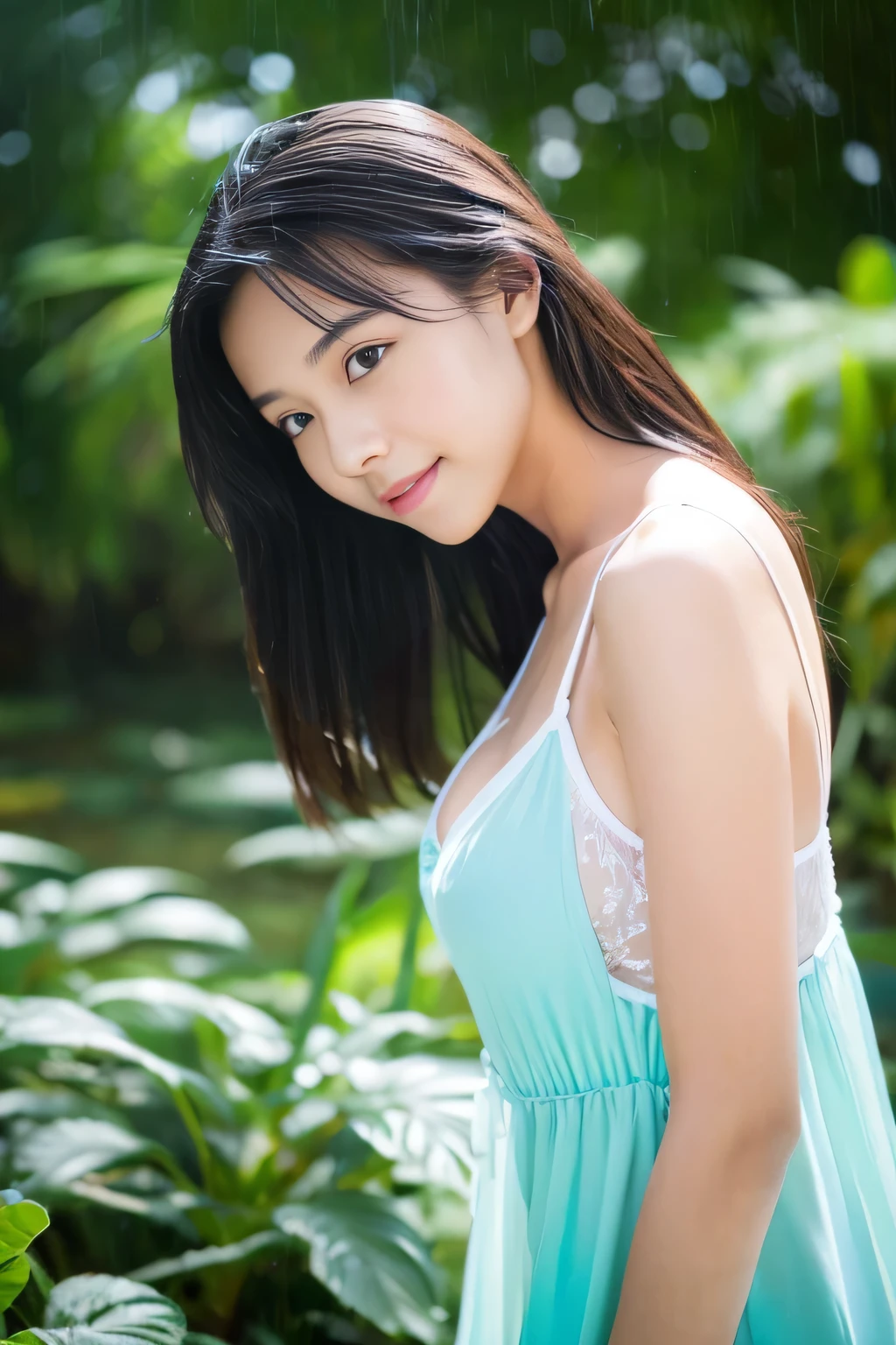 Seaside after the rain、Supermodel、gravure、