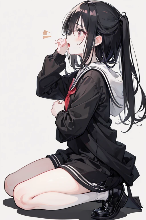 My face is wet with milk、Realistically、((11 year old girl))、(((Licking fingers)))color々Wearing a T-shirt,Face Enhancement,Big Breasts,Accentuate your cleavage,Looking up from below,Blushing,Red lips,sexy,Besit,Please open your mouth wide、Place your arms behind your head、Wear underwear