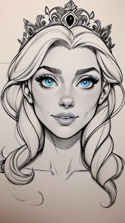 Personagem mulher Rainha Anna de Arendelle com marcas de guerras Imagem de desenho animado de uma mulher .Ilustra??o estilo desenho animado, estilo de arte dos desenhos animados, estilo de arte dos desenhos animados, digital illustration style, design de personagens altamente detalhado, arte digital detalhada coragem, Forest fan art, Design de personagens de retrato, beautiful digital illustration, retrato de alta qualidade, Arte em quadrinhos, mulher jovem cabelo com transas lindas . Queen Anna of ArendelleBeautiful lined eyes Medium large bust and wonderful sexy clothes. image expression of sexual desire from waist to head illustration Queen Anna of Arendelle