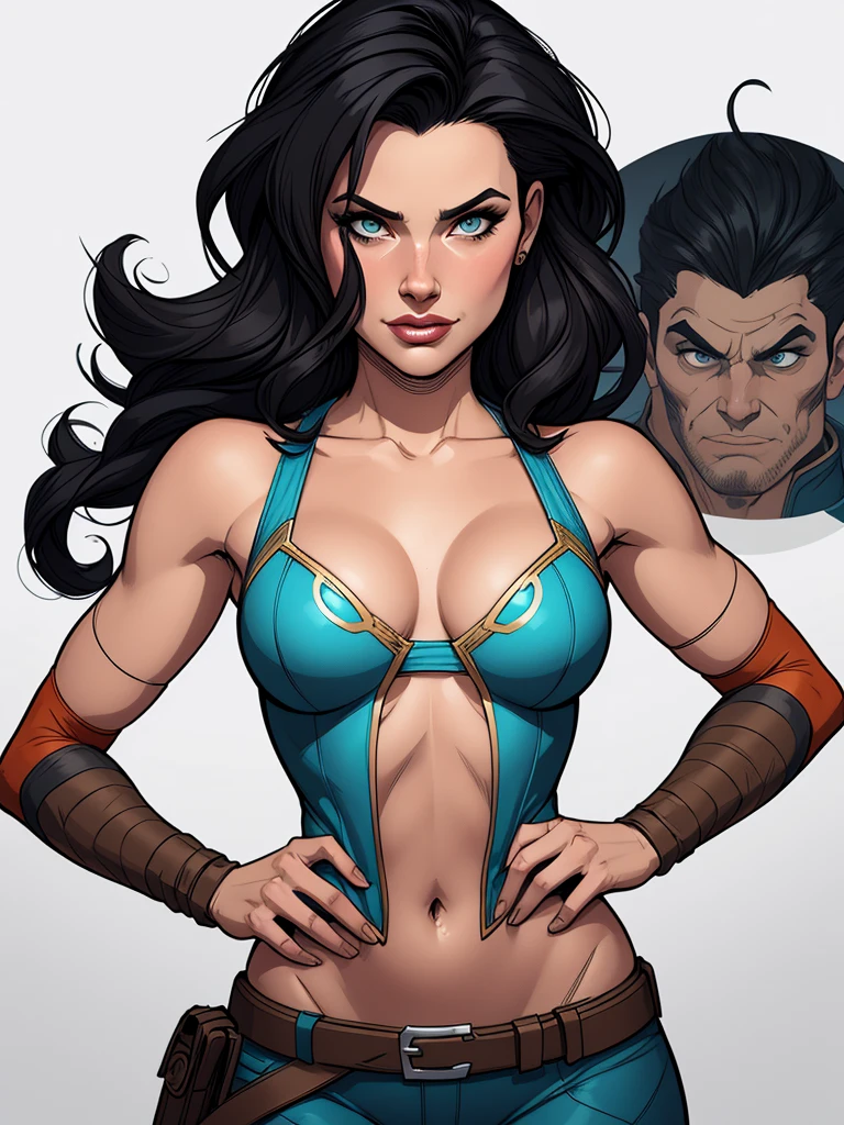 estilo de desenho animado:1.2), Geena Davis s Mulher brasileira desenho ART Artline mulher Imagem cartoon de uma mulher , roupas sensuais , garota super valente destemida , Ilustra??o estilo desenho animadocabelo preto ondulado, estilo de arte dos desenhos animados, estilo de arte dos desenhos animados, digital illustration style, design de personagens altamente detalhado, arte digital detalhada fofa, Fan art horror character design portrait, beautiful curly black hair digital illustration high quality portrait, arte em quadrinhos, retrato do design do personagem, Personagem feminina peituda, without clothes and with medium breasts, estilo cartoon, Geena Davis, cartoon mercenary warrior:1.2), os west velho oeste mulher brasileira draw ART Artline fundo branco mulher Imagem de desenho animado de uma mulher , roupas sensuais , garota super valente destemida , Ilustra??o estilo desenho animado, estilo de arte dos desenhos animados, estilo de arte dos desenhos animados, digital illustration style, design de personagens altamente detalhado, arte digital detalhada fofa, City fan art, design de personagem retrato, beautiful digital illustration, retrato de alta qualidade, arte em quadrinhos, retrato do design do personagem, white background Busty without clothes and medium breasts cartoon style female character in Fallout 4 costume old west uniform a woman in red uniform leader Deadpool holding a chainsaw ,Cartoon style digital illustration style Like character in Tekken, glamorosa Jill Valentine, personagem de videogame, 3D rendering of Jerma 9 8 5, como o protagonista do gta 5, personagem do rei dos lutadores, girl of the zodiac knights,Cartoon style digital illustration style like a GTAV character, rainha arlequina, personagem de videogame art, Faye Valentine style Cartoon style illustration digital style