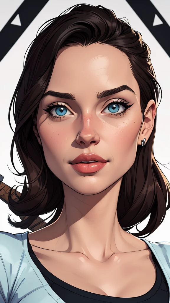 estilo de desenho animado:1.2), Monica Bellucci Brazilian woman draw ART Artline white background woman Cartoon image of a woman , roupas sensuais , garota super valente destemida , cartoon style illustration, estilo de arte dos desenhos animados, estilo de arte dos desenhos animados, digital illustration style, design de personagens altamente detalhado, arte digital detalhada fofa, City fan art, design de personagem retrato, beautiful digital illustration, retrato de alta qualidade, arte em quadrinhos, retrato do design do personagem, white background Busty without clothes and medium breasts female character cartoon style in a Fallout 4 costume Monica Bellucci uniform a cartoon style drawing GTA style digital illustration of a woman with a white dress and a sword, She-Ra, ela - ra, a princesa do poder, garota poderosa, intergalactic princess, franco para, estilo ivan talavera e artgerm, Cory Chase como Atlante, zenoscope, deusa loira, Emma Frost, artgerm julie bell beeple style Cartoon style digital illustration GTA style