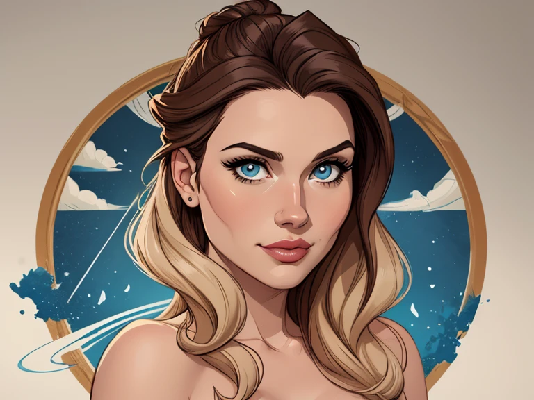 estilo de desenho animado:1.2), Geena Davis s Mulher brasileira desenho ART Artline mulher Imagem cartoon de uma mulher , roupas sensuais , garota super valente destemida , Ilustra??o estilo desenho animadocabelo preto ondulado, estilo de arte dos desenhos animados, estilo de arte dos desenhos animados, digital illustration style, design de personagens altamente detalhado, arte digital detalhada fofa, Fan art horror character design portrait, black curly hair digital illustration beautiful high quality portrait, arte em quadrinhos, retrato do design do personagem, Busty naked woman with medium breasts cartoon style female character Geena Davis mercenary warrior Woman character Queen Anna of Arendelle with war scars Cartoon image of a woman .Ilustra??o estilo desenho animado, estilo de arte dos desenhos animados, estilo de arte dos desenhos animados, digital illustration style, design de personagens altamente detalhado, arte digital detalhada coragem, Forest fan art, Design de personagens de retrato, beautiful digital illustration, retrato de alta qualidade, Arte em quadrinhos, mulher jovem cabelo com transas lindas . Queen Anna of ArendelleBeautiful lined eyes Medium large bust and wonderful sexy clothes. image expression of sexual desire from waist to head illustration Queen Anna of Arendelle