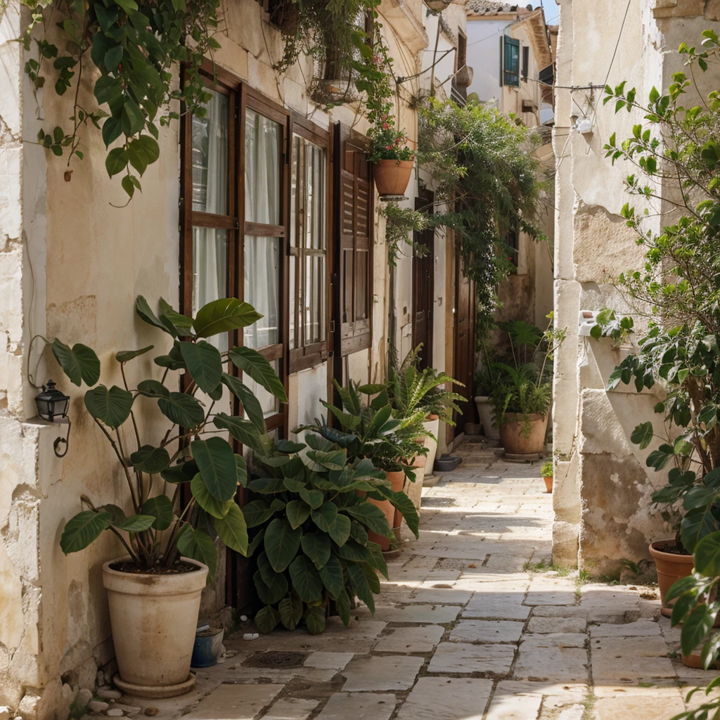 Athens in its vigor and exotic plants