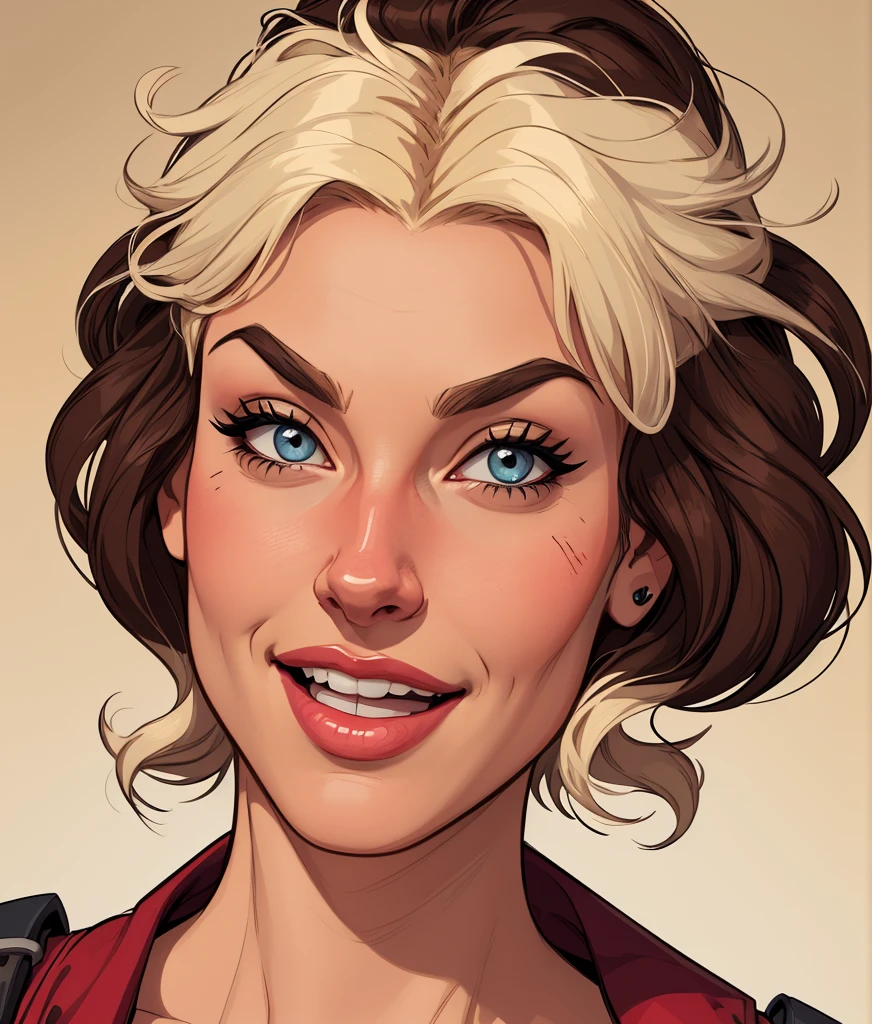 Xena princess GTA warrior sensual portrait mode sesys style Cartoon style digital illustration together boyfriends Cartoon style character portrait mode Character cartoon style facial expression happy beautiful smile and six medium small portrait mode waist up GTA