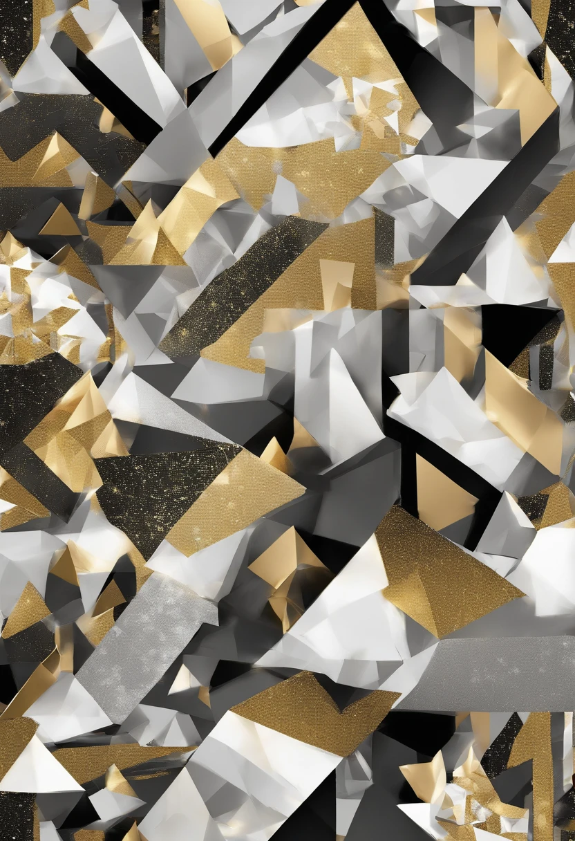 (((wallpaper)))，Gold, silver and rainbow glitter is scattered across the screen.，Dazzling brilliance，A masterpiece．