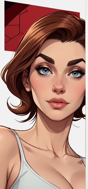 estilo de desenhes tilo GTA o animado:1.2), mulher brasileira draw ART Artline fundo branco mulher Imagem de desenho animado de uma mulher , roupas sensuais , garota super valente destemida , Ilustra??o estilo desenho animado, estilo de arte dos desenhos animados, estilo de arte dos desenhos animados, digital illustration style, design de personagens altamente detalhado, arte digital detalhada fofa, City fan art, design de personagem retrato, beautiful digital illustration, retrato de alta qualidade, arte em quadrinhos, retrato do design do personagem, white background Busty without clothes and medium breasts cartoon style female character dressed in Fallout 4 GTA style uniform 