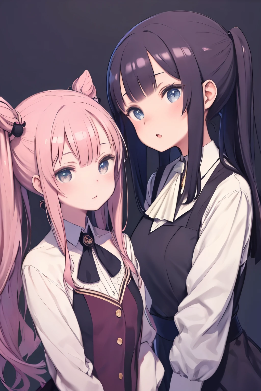 Two Girls,roromiya,ririchiyo,,Ascot, masterpiece, highest quality