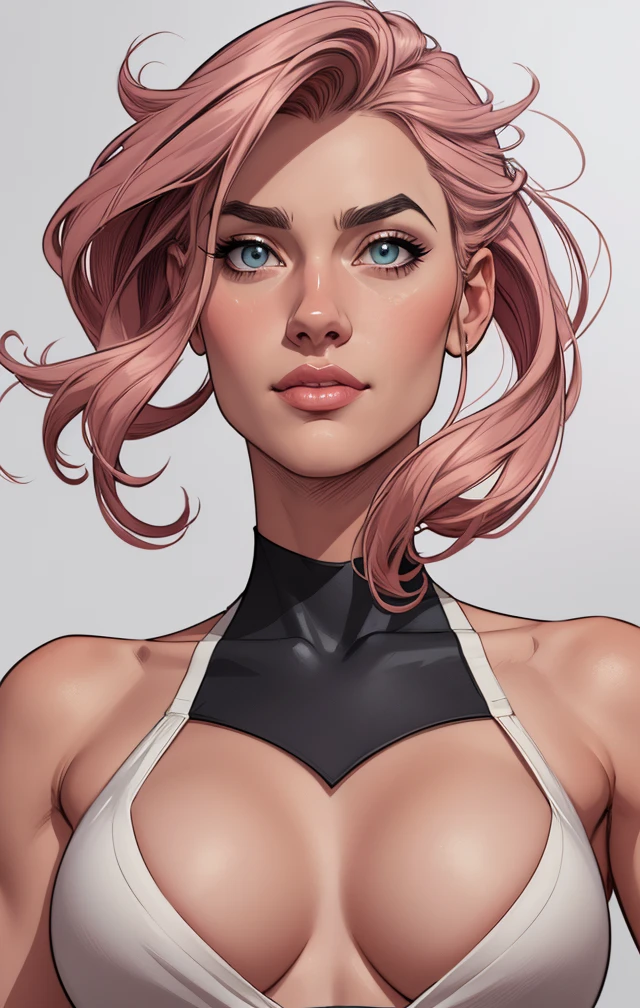 Female characters Brazilian actress girls (evil sadomasochists) animadas:1.2), mulher Imagem de desenho animadas de uma mulher , sensual clothes , super cute girl, cartoon style illustration, estilo de arte dos desenhos animadass, estilo de arte dos desenhos animadass, digital illustration style, highly detailed character design, cute detailed digital art, City fan art, portrait character design, beautiful digital illustration, high-quality portrait, comic book art, character design portrait, white background Bust without clothes and medium breasts wearing carpentry clothesa woman with pink hair and a red blouse on the cover of a magazine, vogue render, trending artegerm, in style of artegerm, por Russell Dongjun Lu, model iG | artegerm, non-style artwork by guweiz, inspired by Ross Tran, in the style of ross tran, extremely detailed artegerm, ross tran style