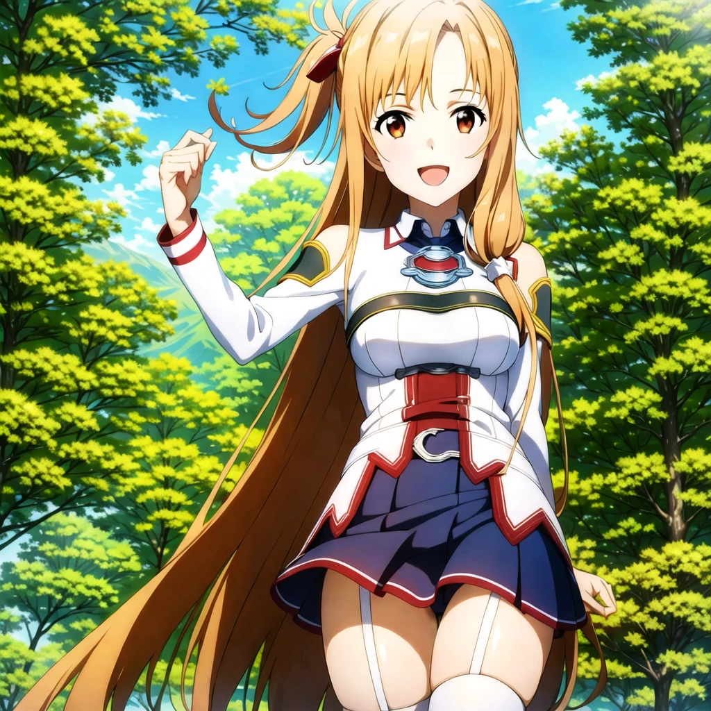 sound high resolution 8k beauty Woman playing golf Golf course Beautiful woman Blonde aggressive Winning spirit Namaiki Golf Wear mini skirt smile looking at the camera nice shot No sleeve Sun visor long hair Professional Golfer