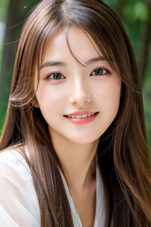(((8k,Attention to detail,Attention to detail、highest quality,masterpiece,Attention to detail,))),RAW Photos & Realistic atmosphere,beautiful黒い瞳,Mouth Details,Glossy Lips,Thin eyebrows,beautiful Eyes、Soft white skin that shines in every detail、彼女の深い黒色の目はとてもbeautifulです, とてもbeautiful顔,とてもbeautiful顔、Lively Faces,beautiful, Glowing Lips,beautiful Eyebrows,Infinite Reality, Realistic Young Gravure Idol,Very cute woman , Young Gravure Idol, Young Gravure Idol, とても美しくてかわいいbeautiful 21 year old 美女,Incredibly beautiful and elegant,beautiful 21 year old 美女,Natural soft light,A little brown hair,(Shiny Hair,,beautiful and kind eyes:1.5),A kind smile,Shapely breasts,Medium Long Hair,beautiful posture,No makeup,Watching the Future,