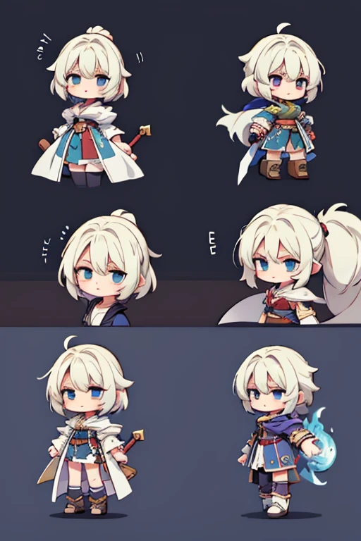 character sheet, full-length, front view and side view, rpg maker:: Swordsman, top-down Castlevania style, spritesheet rpgmaker:: --ar 7:5
Sure! Here's a prompt for creating a walking character sprite:
Task: Create animated sprites for a character walking in a platform game.
Specifications:
Resolution: 32x32 pixels
Art style: Pixel art
Direction: The character should walk to the right.
Poses: Create at least 4 different poses for the walking animation, representing different stages of the movement.
Colors: Use a limited color palette, with a maximum of 8 different colors.
Details: The character should be easily recognizable at a reduced size.
Ensure that the movement appears smooth and natural by focusing on fluid transitions between poses. Aim for a seamless and realistic animation.
Once you're finished, export the sprites in a suitable format for use in RPG Maker or any other game engine of your choice.