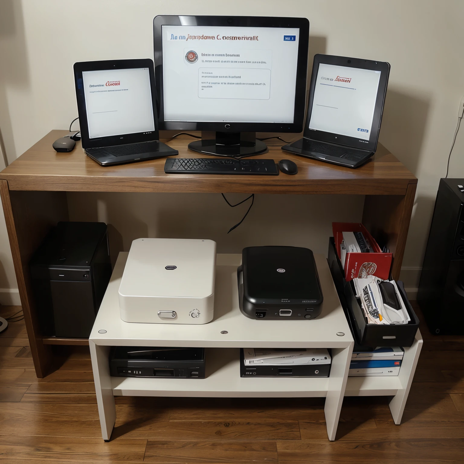 Create me a portable and desktop console