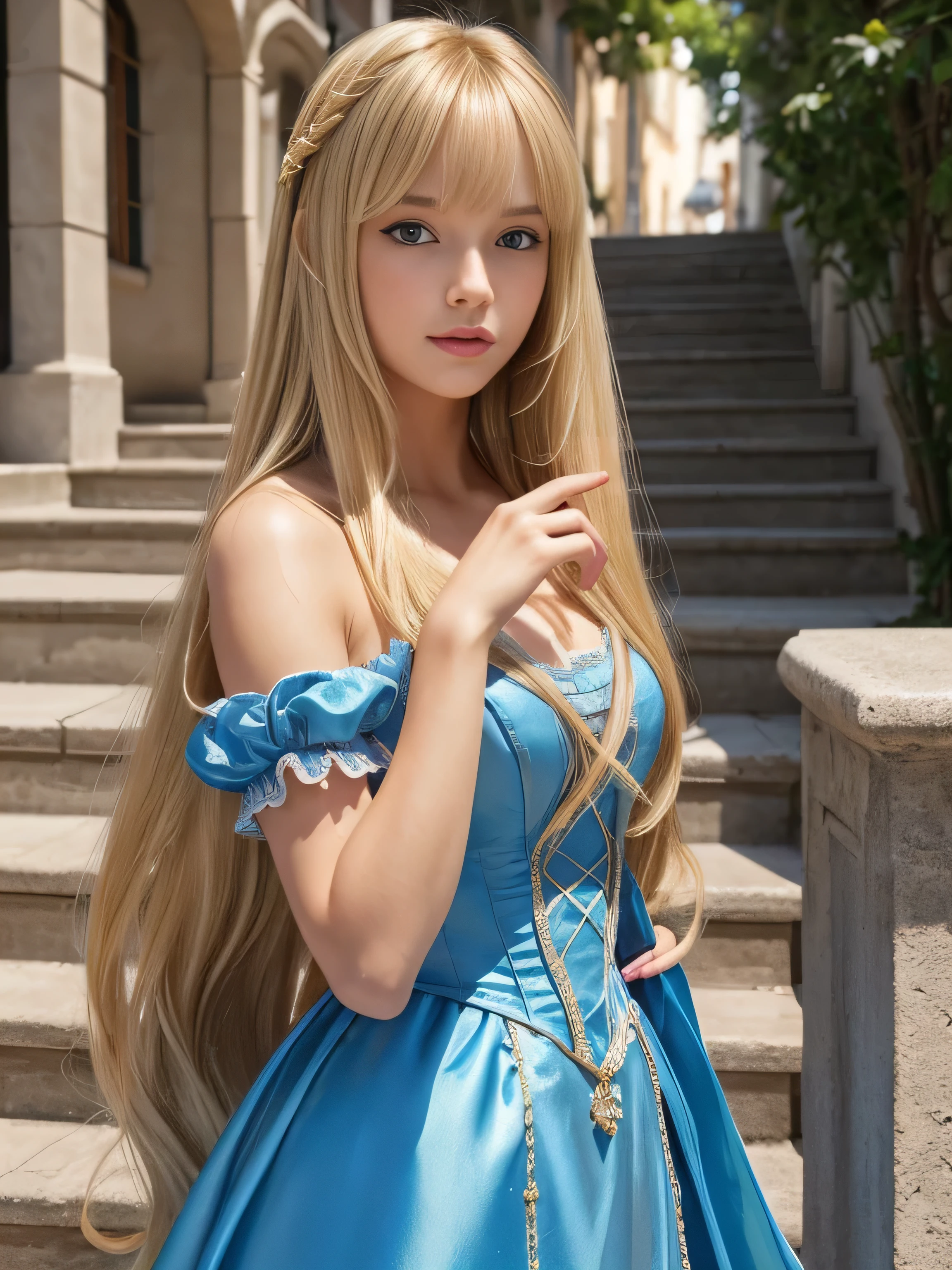 rapunzel in the water