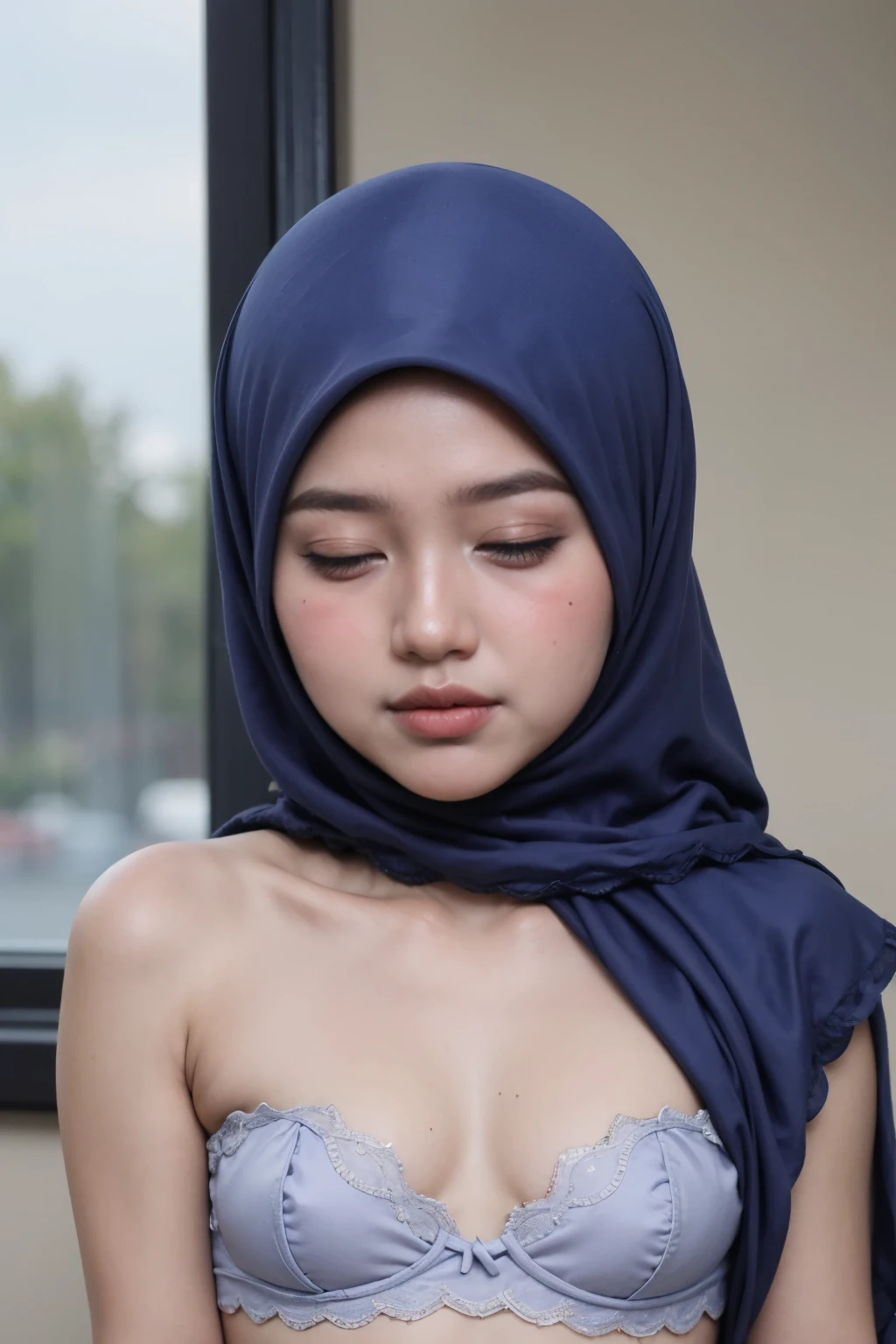 ((Small Tits:0.9)), ((Flat Chest:1.6)), Wear sunglasses and act like Rosyam, ((Closed Eyes)), ((Strapless Colourful bra Flat Chest)), Naked, Angry pose, Angry face, (((HIJAB MALAY GIRL))), masutepiece, High quality, UHD 45K, Realistic face, Realistic skin feeling , A Japanese Lady, 8 years old, , Very cute and baby-like face, (((FLAT CHEST))), (MATRIX WORLD), ((look In front at the camera and SADNESS)), ((())), (((CUTE GIRL))), ((PEACH PASTEL LIPS)), ((SATIN LACE)), ((CHUBBY)), ((UNDRESS)). Brown, Flat Chest, Wearing G-String. Sitting, from behind view up, seductive pose, (Small face)