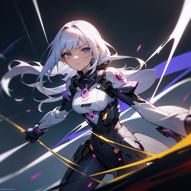 Nombre: Astra Nova
Astra Nova es una mujer impresionante, with a futuristic appearance that reflects his ingenious mind and dark heart. Her silver hair flows in shiny, metallic locks., framing a perfectly sculpted face with cybernetic eyes that shine with a cold, unforgiving light. Has parts of his body replaced by sleek, deadly robotic implants, que le otorgan una fuerza y agilidad sobrehumanas.
Astra Nova es una genio malvado, a mastermind behind some of the most sophisticated crimes of the future. He despises Rex with a burning passion, seeing it as a genetic aberration and a threat to their dominance over futuristic society. Su inteligencia es su mayor arma, Able to create advanced technology and cunning strategies to defeat your enemies.
Sin embargo, her beauty and presumption are her weakness. Astra Nova prides herself on her flawless appearance and her ability to manipulate others with her seductive charm.. But under its facade of perfection, There is a deep, twisted darkness that drives her to seek power and domination at any cost..
Con su mente brillante y su apariencia deslumbrante, Astra Nova se ha convertido en una fuerza a tener en cuenta en el mundo futurista, a villain who will do anything to defeat her sworn enemy, Rex.