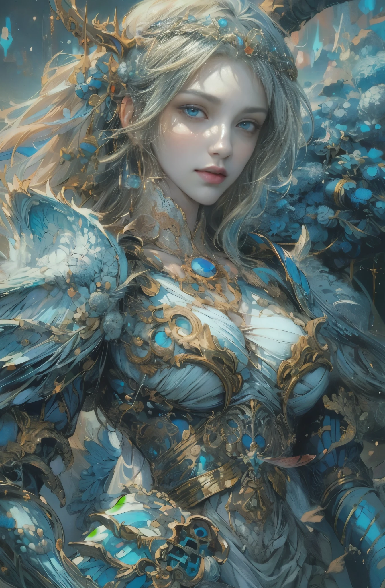 槍を持った美しきfemale dragon knight, Rin々しいfemale dragon knight, A beautiful woman with a dragon, God's Kin, 詳細なFantasy art, Fantasy artスタイル, Fantasy style art, highly 詳細なFantasy art, detailed Digital 2D Fantasy Art, fantasy artist, epic Fantasy artスタイル hd, 高品質のFantasy art, Detailed fantasy illustrations, fantasy book illustration, Digital 2D Fantasy Art, Fantasy artイラスト, 4K Fantasy art, author:Jean Jay., Fantasy artスタイル, 2. 5D CGI Anime Fantasy Artwork, epic Fantasy artスタイル hd, Epic fantasy digital art style, 詳細なFantasy art, 詳細なDigital 2D Fantasy Art, Luan Jia and Artgerm, 8k Fantasy art, female dragon knight, Sharp contours, very fine and beautiful eyes, Beautiful Blue Eyes, pretty much beautiful face, Also々exterior, Valhalla, Unparalleled beauty, masterpiece, highest quality, The perfect angle, Perfect composition, Best Shot, Official Art, Cinematic light, Very beautiful and fantastic scenery, chivalry dream, Presence, Michael Letter, Christoph Huge 、Ultra-precision coating, Luminism, art by Carne Griffiths and What a bone Concept Art, 4K resolution, Fractal isometric detailed bioluminescence , 3D Rendering, Octane Rendering, Exquisitely crafted , Cinematic, Art Station'trendy, Isometric Center, Surreal cover photo, Amazing full color, Handwriting, Hit definition , Cinematic,Great background, Abstract Beauty,stand, Approaching perfection, Pure Form, Golden Ratio, Minimal, Concept Art, By Brian Froud、Karn Griffiths、What a bone、John William Waterhouse, Intricate details, 8K Post-Production, High resolution, Hyper Detail, Art Stationのトレンド, Studio shot, Intricate details, Very detailed, Greg Rutkowski, Encounter with an Ancient Dragon, Close-up, Arabian woman with sword and dragon in fantasy world, Ultra-fine paintings by Yan J., Artstation Contest Winner, Fantasy art, detailed Fantasy art, 4k Fantasy art, Fantasy art behance, Epic fantasy digital art style, Fantasy art style, epic Fantasy art style hd, Detailed fantasy digital art, highly detailed Fantasy art
