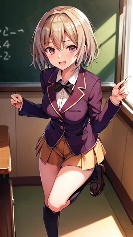 Kushida Kikyou, Classroom Of The Elite, hair, full body, uniform 