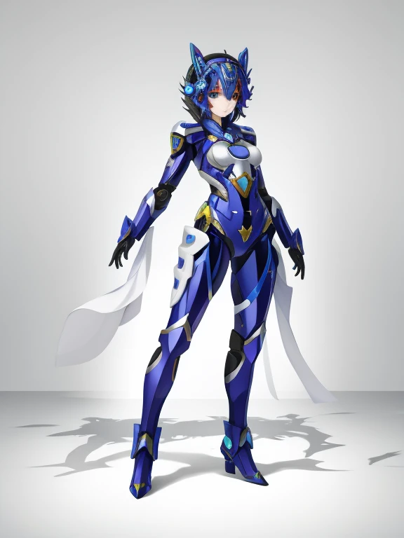 Many women transformed into super robots, All are cute and pretty, Full Body Shot