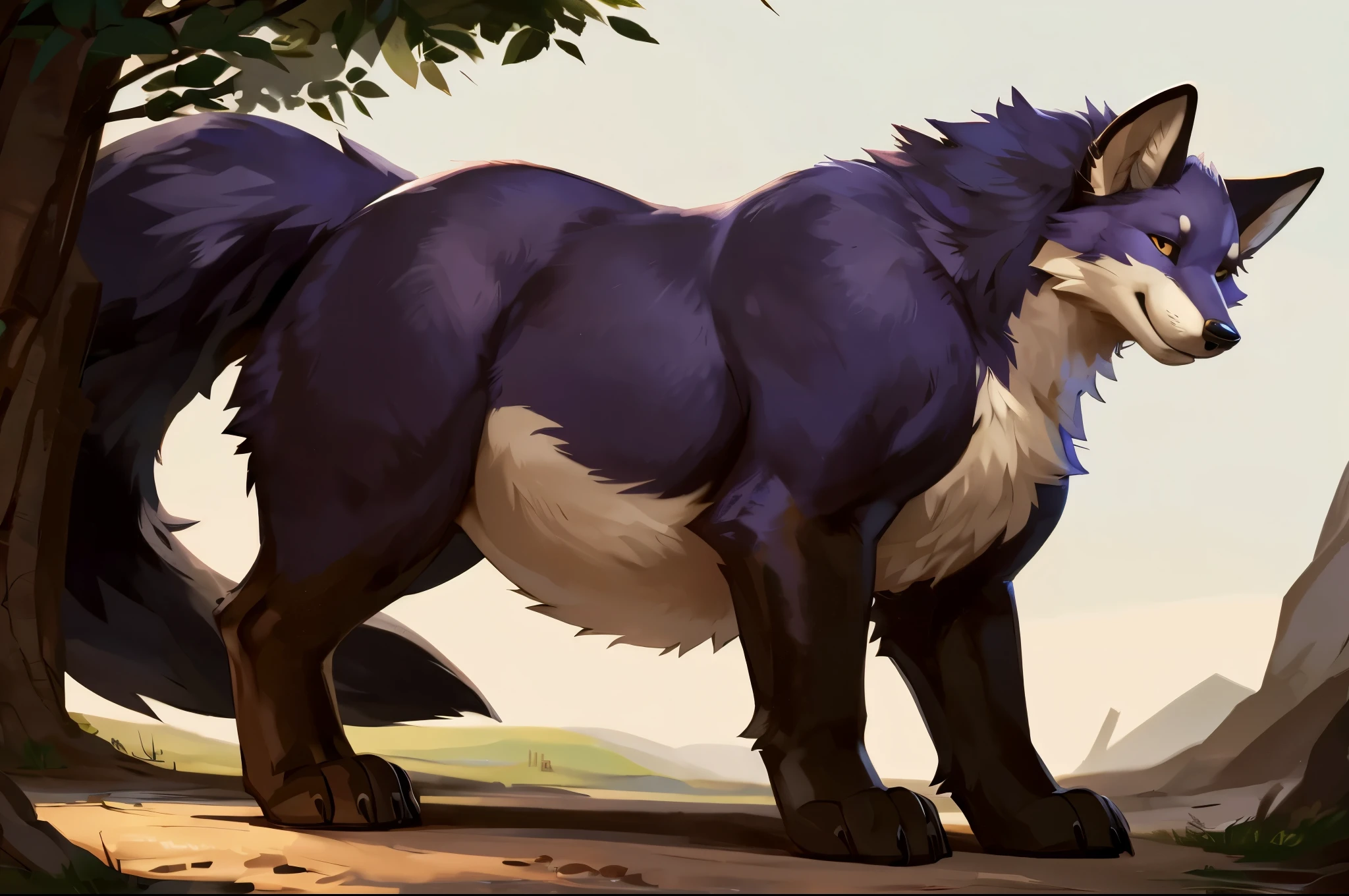 4k ultra quality, 4k full body view,(ultra high detailed body),((feral)) fox,by mystikfox61, by glitter trap boy,feral paws, by bebebebebe,by morethreedee, by seibear,(thick thigh),(chubby thigh),thicc thigh,thick legs,chubby legs,thicc legs,massive butt,enomorous thigh,massive thigh,massive legs,thick lower legs,wide legs,(detailed thigh),(wide thigh),fluffy belly sharp nails,((sfw)),(ultra detailed face),detailed eyes,big tail,fluffy tail,(detailed tail),enomorous tail,bigger tail,huge tail,volumetric light,muscle legs,big paws,(thick paws),fluffy paws,furry paws,enomorous paws,(feral focus), beast,(bigger lower body),(long legs),side view,master works, super fine, 4k resolution, high quality,high picture detail,dark fantasy,illusory engine, Masterpiece,dire fox,faint lighting,shiny fur,(feral) belly,charming (feral) body,chubby (feral) body,detailed belly,enomorous belly,hyper belly,bigger belly,macro