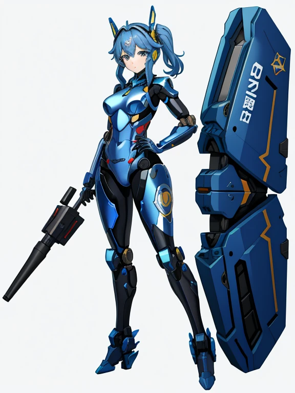 A woman who became a hero robot and how she supports the hero々Vehicle-type robot,
 Cute and pretty,
 Full Body Shot,
 Women are々Vehicle-type robotと合体して色々A beautiful female robot with a simple shape,
 Before after