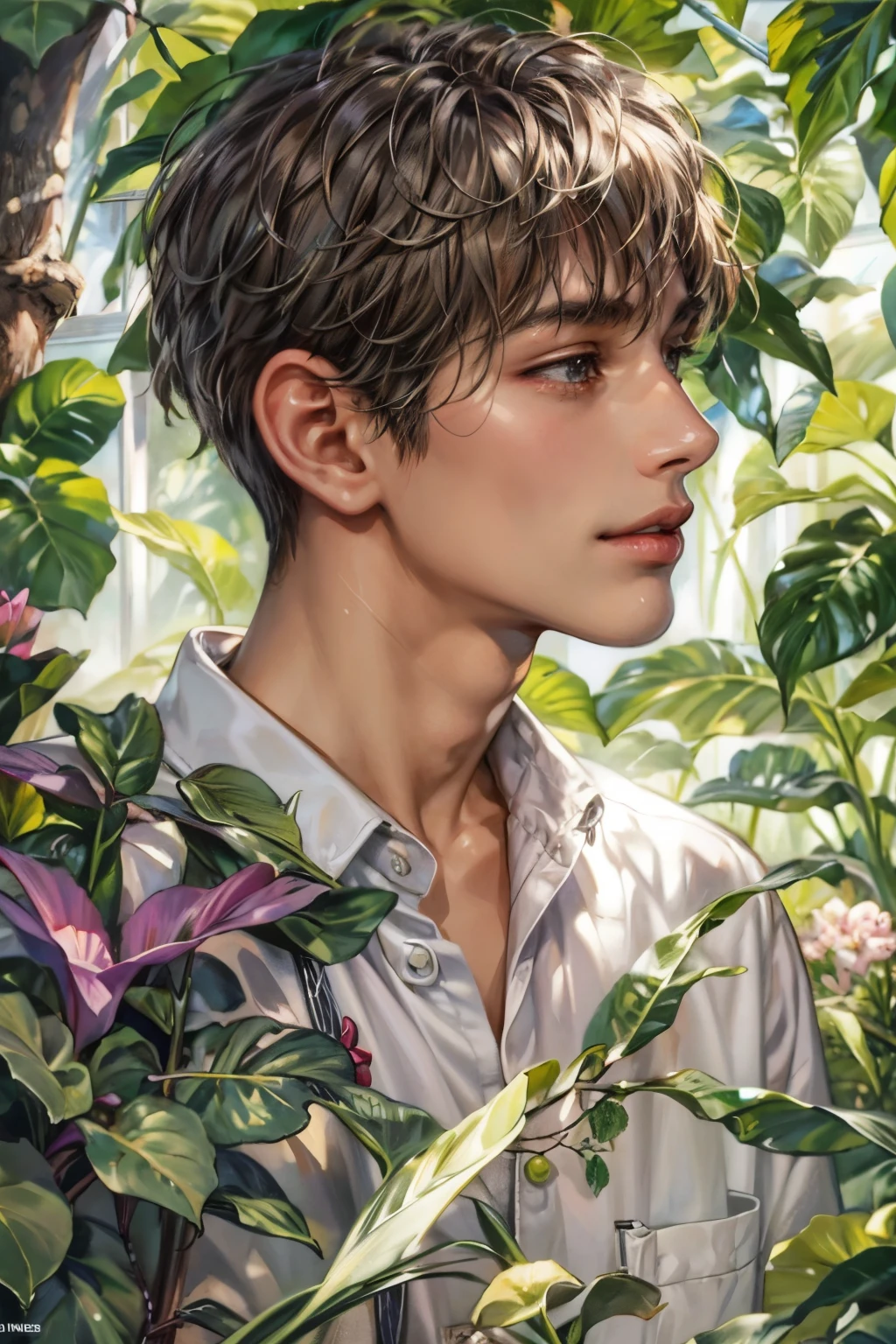 ((ultra detailed, masterpiece, absurdres))
<lora:QuarryMax:0.8>
QuarryMax, 1boy, solo, brown hair, green eyes, freckles, standing at the beach, palm trees, ocean, waves, sundown, cinematic lighting