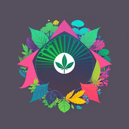 (highres,ultra-detailed),(vector logo:1.1),colorful,illustrative,green plant leaf,marijuana,stylized graphic,vector graphics,abstract concept,modern design,eye-catching,artistic composition,professional,advertising,brand identity,clean lines,simple yet impactful,memorable,fresh and vibrant,positive energy,organic and natural,botanical element,iconic symbol,unique visual representation,creative expression,purposeful shapes,playful concept,harmonious color palette,contrast,sharp focus,high-quality illustration,versatile usage,scalable design,flexible format,vector format,suitable for printing and digital media,logo variant,identity branding,marketing materials,website,app icon,vector file capability,image editing software compatibility,artistic versatility.