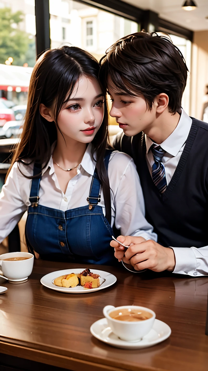 Date at the cafe
