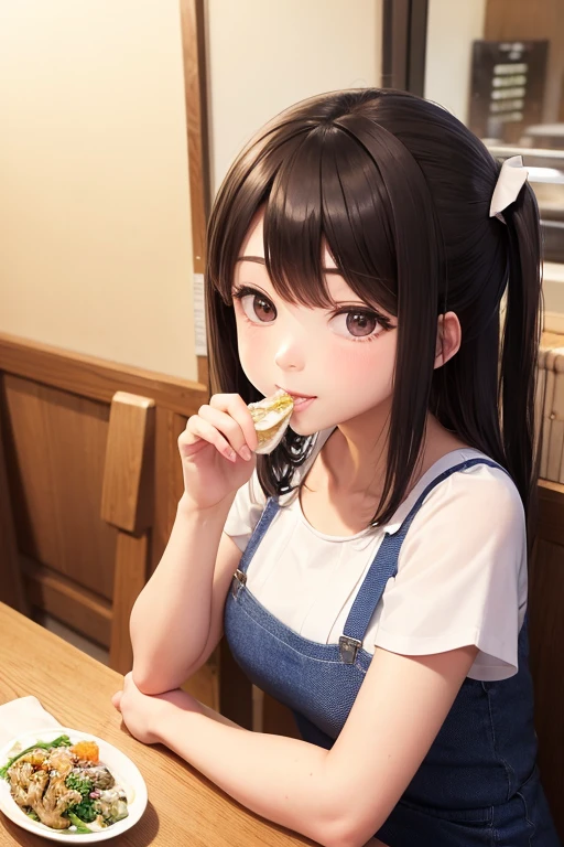 Perfect picture,,{Braless Girls}{Duan,kitchin}(surround the pot){Beautiful }{hedonism},{dining,Oden},8 years old girl,4K picture quality, Cinematic,,{Gamine},{small body and chest,,,,,,} Longhaire,A dark-haired,cute expression,face perfect,{girl showing a smile}