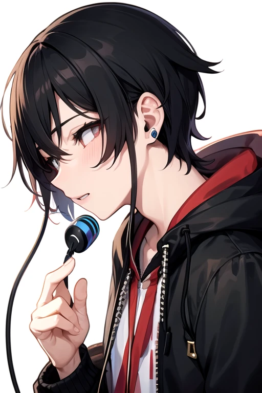 One Man（２０age、Black Hair、headphone）