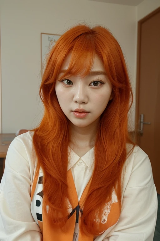 Big korean orange hair