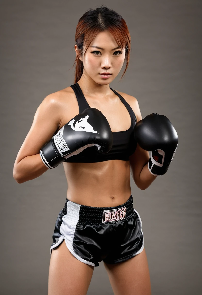 Beautiful Japanese female boxer 