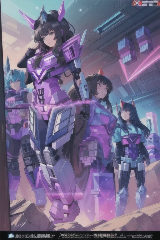 masterpiece, highest quality,
(Woman Cybertron、Woman Destroyer),
(A perfect and pretty human female face),
All of the bodies have their internal skeletons exposed except for their faces.,
None of them are wearing exoskeletons.,
Everyone is showing off their bodies,
Vibrant,
colorful,
Inside the maintenance workshop,
Under maintenance,
Great Hall,
背景の整備中のWoman Cybertron、Woman Destroyer,
multi pose,
Full Body Shot,
Masterpiece,
Group selfie,
multiple, Woman Cybertron、Woman Destroyer, (6+Woman Cybertron、Woman Destroyer:1.9).