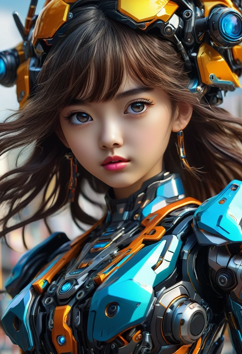 (masterpiece, PERFECT FACE, INTRICATE DETAILS), best quality, expressive eyes, perfect face, (cute teenager, DESTROYING DRONES, "Generate an anime-inspired mecha illustration with dynamic action poses and intricate mechanical details. Incorporate bold, vivid colors and dramatic lighting to enhance the sense of intensity and power."), vivid colors, foto realista, Super adobe, textura detallada, aesthetics, arte neuro cognitivo, neurocore, Photoshop, escala de colores, Arte alto, iPhone 14 Pro Max Camera, detalles intrincados, photographic realism, ultra calidad, ultra realista, photoreal, 