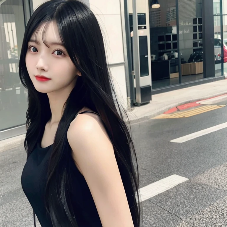 Long Hair、Black Hair、slender、Beauty