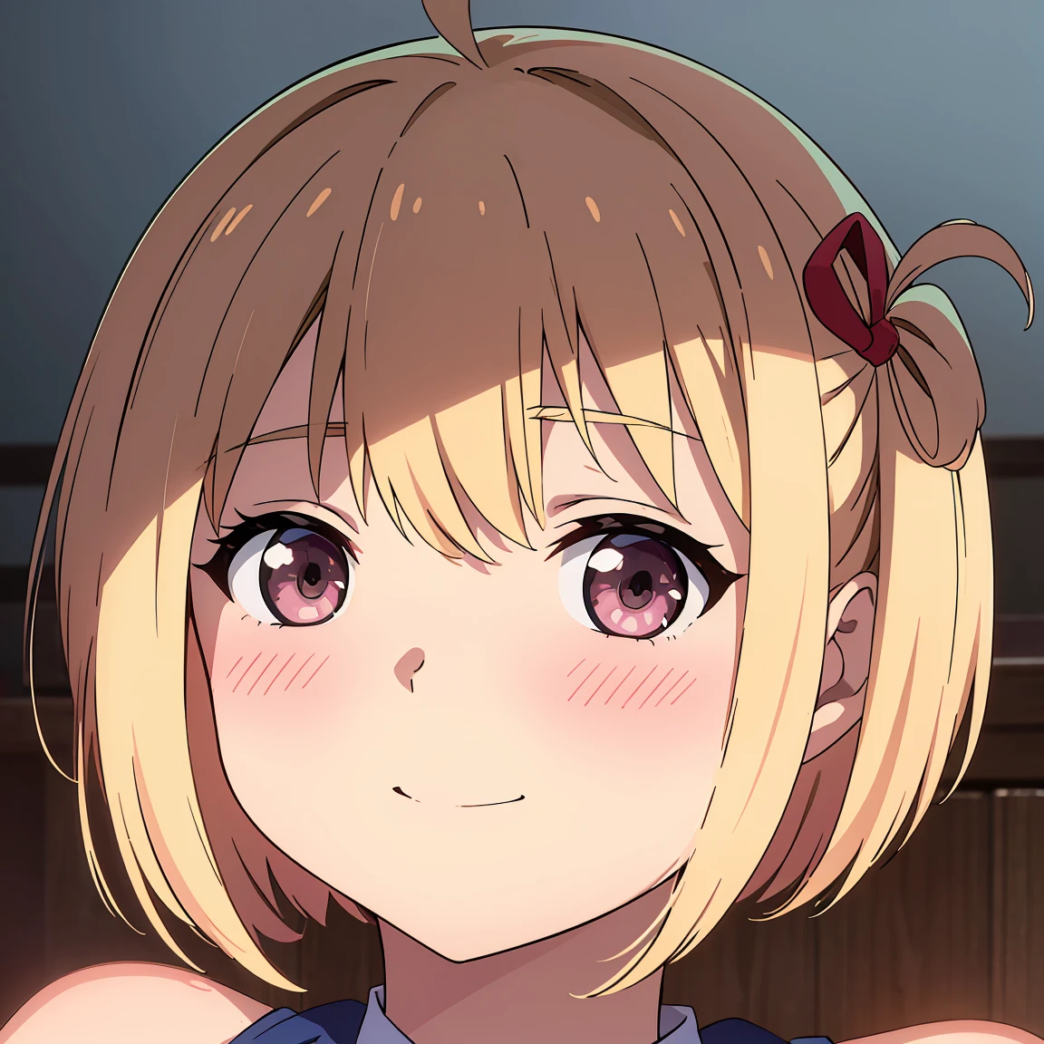 kanata_konoe, 1girl, solo,
((8k, RAW photo, highest quality, masterpiece), High detail RAW color photo professional close-up photo, (realistic, photo realism:1. 37), (highest quality), (best shadow), (best illustration), ahoge, bare shoulders, blush, breath, smile, solo, thighs, ((masterpiece)), sideface, very detailed face, cheerleader, pompons