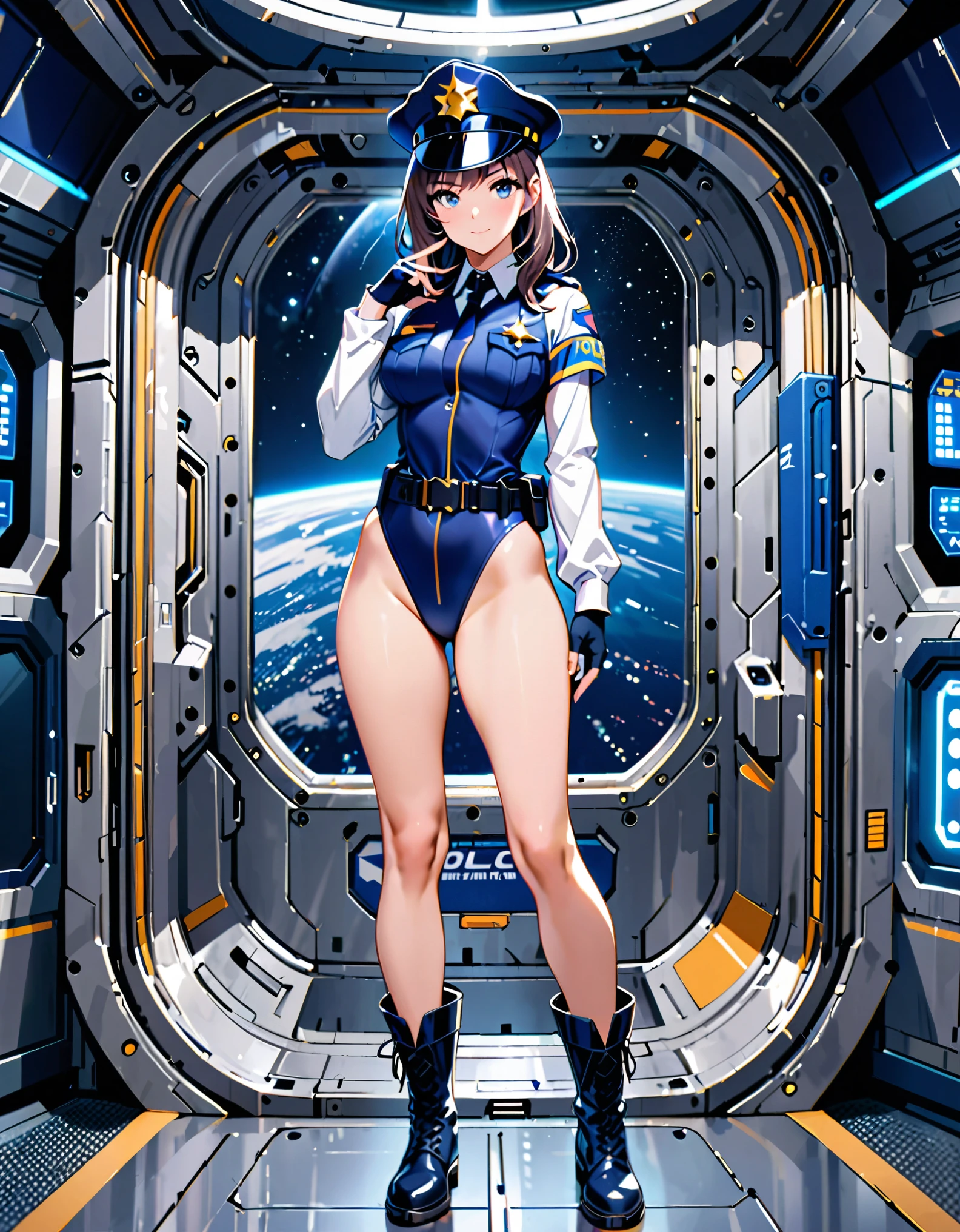 ((Vista pov, of a woman sitting in a cockpit with her bare feet up and her breasts bare)), em um cockpit de nave espacial, interior detalhado da nave espacial, ((arte POV, Vista do observador do cockpit)), cockpit, Por dentro do futuro lutador, dentro de uma nave espacial, sem cockpit, inside a spaceship, em uma nave espacial, piloting a small space shuttle, interior da nave espacial