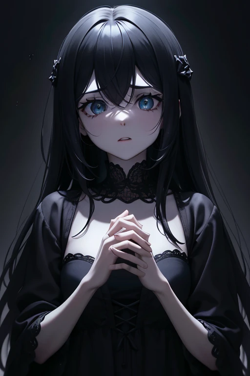 O poder sombrio do medo、Sense of oppression、Atmosfera assustadora、Personagem misterioso、Cenas de terror、Atmosfera assustadora、Detalhes assustadores、Rapid breathing、Sound effects tense changes in the shadows、O aparecimento de personagens de terror