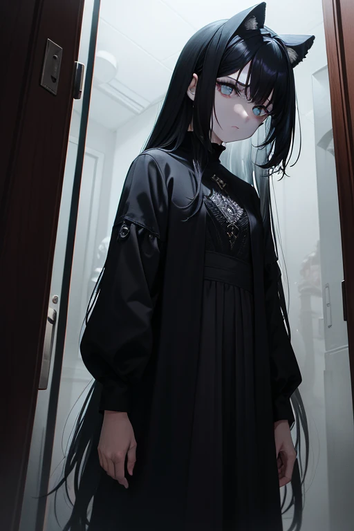 O poder sombrio do medo、Sense of oppression、Atmosfera assustadora、Personagem misterioso、Cenas de terror、Atmosfera assustadora、Detalhes assustadores、Rapid breathing、Sound effects tense changes in the shadows、O aparecimento de personagens de terror