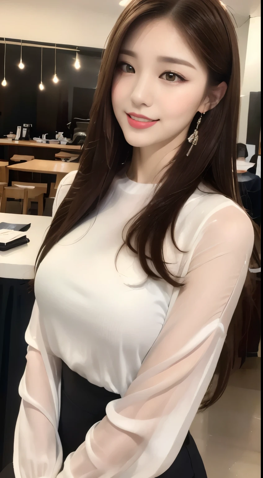 ((highest quality, 8k, masterpiece :1.3)), One girl, Shut your mouth.,Asking for a kiss:1.5,blush, Red lipstick:1.2,Dark lipstick:1.2,Slim face, Beautiful woman, Big Breasts:1.3, Highly detailed face, double eyelid, spring, sunny, null, nature,garden,cherry blossoms,looking at the camera,White loose blouse,flare skirt,(masterpiece: 1.3), (Maximum resolution: 1.4), (Ultra high definition: 1.2), Cinematic Light, Ultra high definition, (Detailed eyesと肌), (Detailed facial features), 8k resolution, Perfect Style, Beautiful expression、Highly detailed face and skin texture、Detailed eyes、Glitter Eyeliner:1.2、Thin cheeks、((Pure white skin:1.1)),Glossy Lips:1.2、((Full Body Shot:1.2)),(Straight Hairstyles、Light brown hair)、((Hair tied up)),One-length long hair、175cm,
