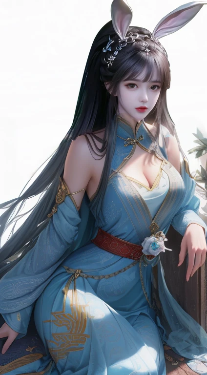 Arakfi in formal wear, Beautiful girl, full-body xianxia, beautiful fantasy queen, Guvitz, Cute anime girl in a beautiful skirt, ((beautiful fantasy queen)), anime goddess, Beautiful and attractive anime woman, Beautiful and elegant elf queen, beautiful goddess, Beautiful fantasy girl, Beautiful anime woman，Silver Cleavage Dress，Looking at the audience，appearance，Nature，Simple background，(8k:1.1)，official art，Unity 8k wallpaper，Super detailed，Beauty and aesthetics，masterpiece，Best quality，Oval face，full-body xianxia, samurai clothing，Hair edge optimization，hair high definition，Blurred hair edges
