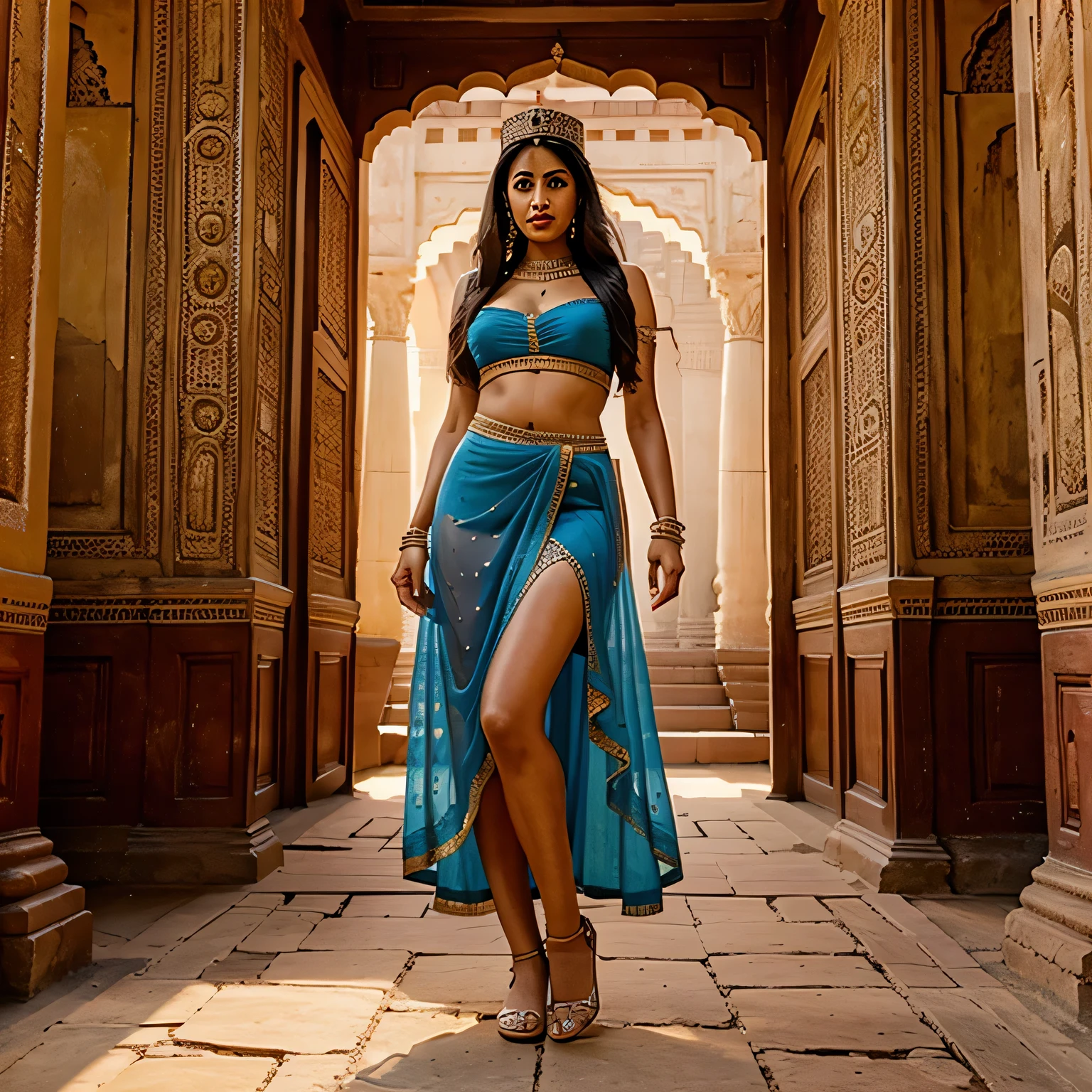 queen, indian, ancient,royal, palace,full body, beautiful