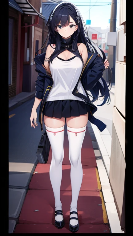 girl,Human wife's face,like,,Mature body,Big Breasts,Cleavage standing