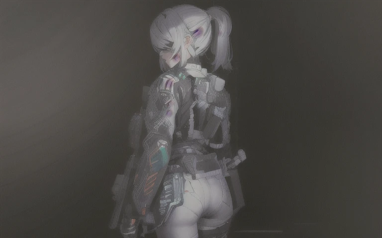 ((La mejor calidad)), ((obra maestra)), (muy detallado:1.3), ..............3D, Beautiful (cyberpunk:1.3) Mujer hacker, peinado corto,pelo corto, Volver al visor, cabello grueso, Terminal de ordenador operativo, Pantalla montada en la cabeza, computer server, Pantalla LCD, fiber optic cable, Logotipo de la empresa, HDR (High Dymanic Range), Trazado de rayos, NVIDIA RTX, Super resolution, Irreal 5, Subsoil Scatter, Textura PBR, Post-procesamiento, Anisotropic filtering, profundidad de campo, maximum sharpness and sharpness, Texturas multicapa, Albedo y Highlight Maps, Sombreado de superficies, Accurate simulation of light-material interactions, proporciones perfectas, Renderizado de octanaje, duotone lighting, ISO bajo, balance de blancos, Regla de los tercios, amplia apertura, 8K RAW, efficient sub-pixels, sub-pixel convolution, glow particles, dynamic  pose