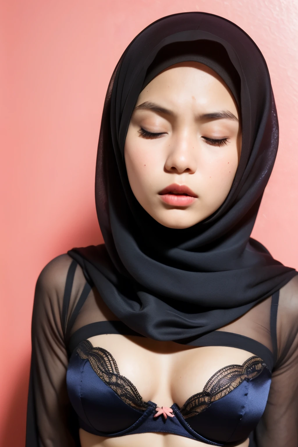 ((Colourful)), ((Big ????:1)), ((Flat ?????:1)), Wear sunglasses and act like Rosyam, ((Closed Eyes)), ((Strapless Colourful bra Flat ?????)), ?????, Angry pose, Angry face, (((HIJAB MALAY GIRL))), masutepiece, High quality, UHD 45K, Realistic face, Realistic skin feeling , A Japanese Lady, 8 years old, , Very cute and baby-like face, (((FLAT ?????))), (MATRIX WORLD), ((look In front  at the camera and SADNESS)), ((())), (((CUTE GIRL))), ((PEACH PASTEL LIPS)), ((SATIN LACE)), ((CHUBBY)), ((???????)). Brown, Flat ?????, Wearing G-String. Sitting, ??????????? view up, seductive pose, (Small face)