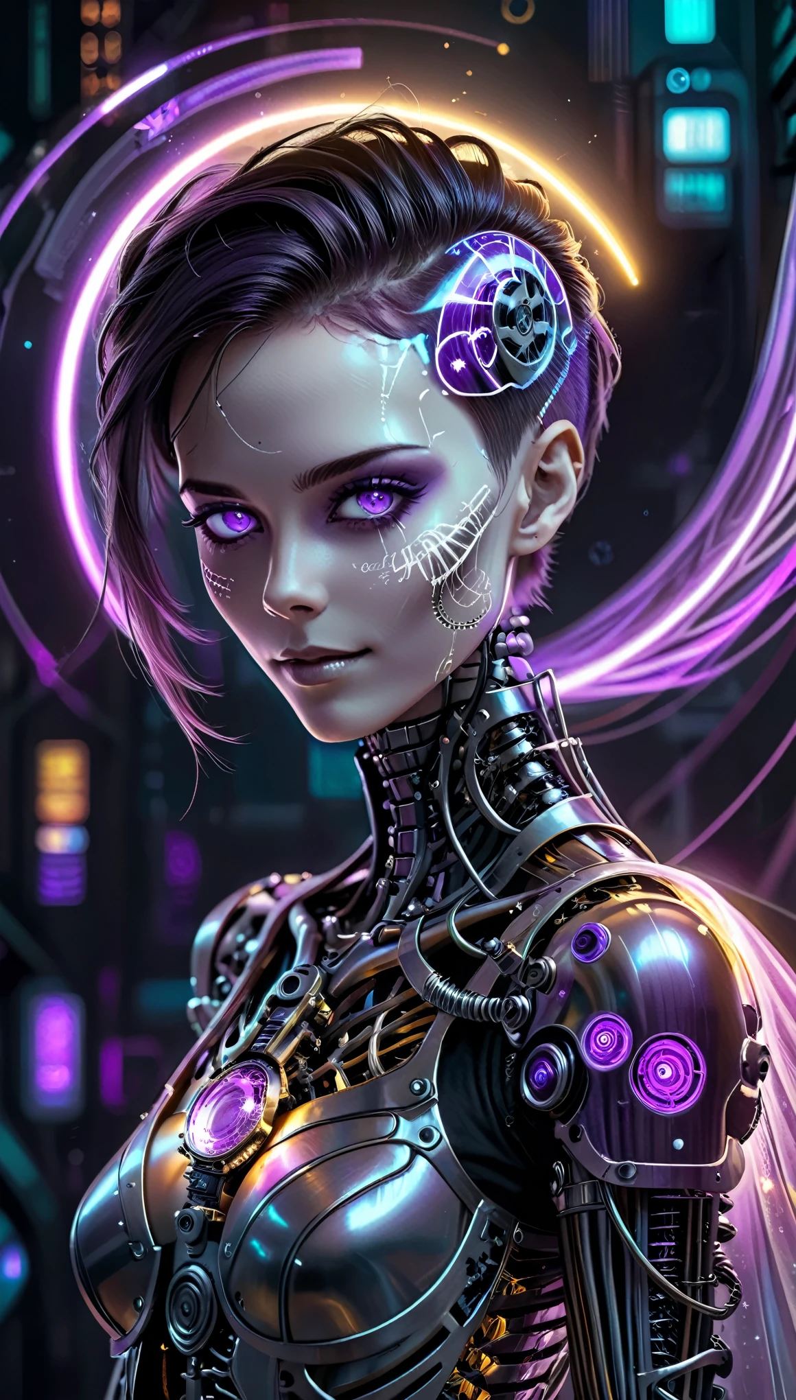 （best qualtiy，ultra - detailed，Most Best Illustration，Best shadow，tmasterpiece，A high resolution，professionalartwork，famousartwork），Detailed eyes，beautidful eyes，closeup cleavage，sci-fy，colored sclera，Robot eyes，face markings，Tattooed with，（fractalized，Fractal eyes），largeeyes，Wide eyes，（Eye focus），sface focus，Cosmic eyes，Space eyes，Close-up of metal sculpture of a woman with a moon in her hair，goddes。extremly high detail，3 d goddess portrait，Extremely detailed footage of the goddess，a stunning portrait of a goddess，Side image of the goddess，portrait of a beautiful goddess，Full body close-up portrait of the goddess，hecate goddess，portrait of a norse moon goddess，Goddess of Time 1 Girl，Perfect facial features，delicated face，(((Clean face)))，(cyber punk perssonage:1.3)，Bring headphones，shelmet，jewely，eardrop，choker necklace，inside in room，Electronic wire background，best qualtiy，tmasterpiece，Movie filter presets，movie level lighting，c4d渲染，rendering by octane，with light glowing，High chiaroscuro，(RAW photo:1.2)，Pink latex jumpsuit，Hollow-out on，Holt collar, latex shiny,tight-fitting，sweat leggs，White liquid， Pink body, wearing atsuko kudo latex outfit, wearing tight suit, Smooth pink skin, catsuits, Wearing latex, shiny plastic, shiny metallic glossy skin, The color of pink glow, latex outfit, chrome bodysuit, cyberpunk glossy latex suit, Shiny, futuristic glossy latex suit　spread their legs　M-shaped legs　angry look　sullenness　Irritated，white liquid all over body，