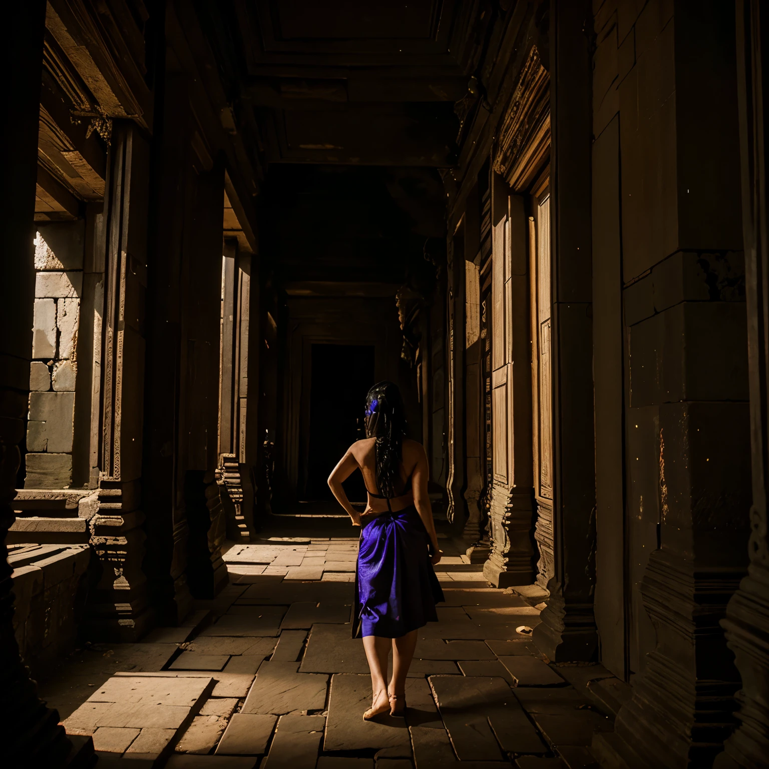 cyberpunk  Angkor wat