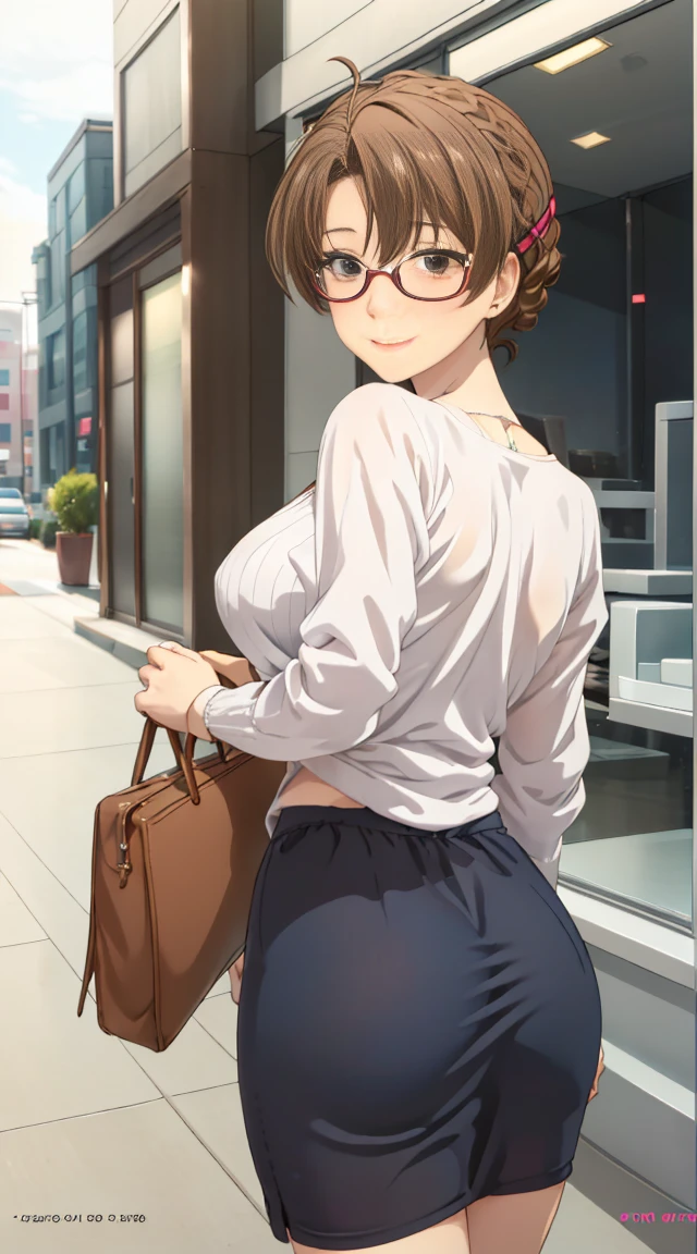(Familiar, masterpiece, highest quality, Complex),

Cowboy Shot, Kyoka Tachibana,

Big Breasts, 
1 girl, alone, backyard、
Cute eyes, Beautiful Face, Perfect round ass, 
Fit and body, Female Pervert,


alone, Pale skin,
blue eyes, ((Beautiful mature woman)),
White vertical ribbed mini sweater dress、

Captivating smile, Mischievous face, Sweat, vapor, Embarrassing, blush, Excited, ((Spoken Heart, OK、Breathtaking, Sound effect))

Best Sexual Poses, Cover your groin,
Snapshots of the city、Fashion magazine style、Street Fashion Magazines